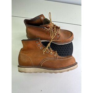 RED WING 875 Moc Toe Oro Legacy Leather 6” Men's Boots Size 8.5 D Made In USA